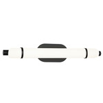 Finnegan Color Select Bathroom Vanity Light - Black / Frosted