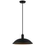 Farmley Outdoor Pendant - Matte Black