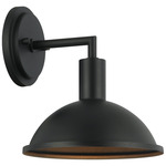 Farmley Indoor / Outdoor Wall Sconce - Matte Black