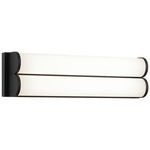 Jensen Color Select Bathroom Vanity Light - Matte Black / White
