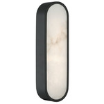 Marblestone Color Select Wall Sconce - Matte Black / Spanish Alabaster