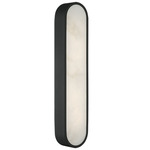 Marblestone Color Select Wall Sconce - Matte Black / Spanish Alabaster
