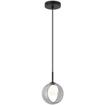 Delcia Pendant - Black / Smoke