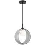 Delcia Pendant - Black / Smoke