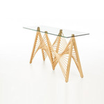 Geo Console Table - Natural