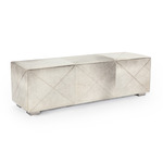 Brooks Hair On Hide Bench - Grey