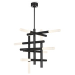 Cass Chandelier - Oil Rubbed Bronze / White