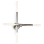 Cass Wall Sconce - Polished Nickel / White