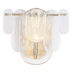 Echo Wall Sconce - Natural Brass / Clear Water