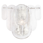 Echo Wall Sconce - Polished Nickel / Clear Water
