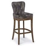 Tavern Bar Stool - Dark Wood / Dark Gray