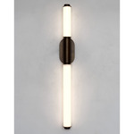 Scepter S3 Wall Sconce - Satin Pyrite Bronze / Opaque White Matte