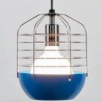 Bluff City Pendant - Blue / Nickel