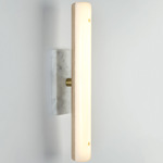 Counterweight Wall Sconce - White Marble / Light Ash