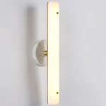 Counterweight Wall Sconce - White Marble / Light Ash