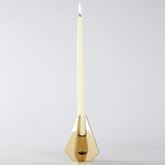 Cross Candle Holder - Polished Brass