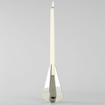 Cross Candle Holder - Polished Nickel