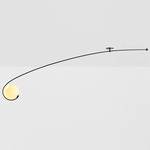 Fiddlehead Cantilever Ceiling Light - Oil Rubbed Bronze / Cream