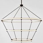 Halo Chandelier - Oil Rubbed Bronze