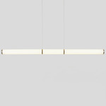 Mini Endless Linear Pendant - Polished Brass