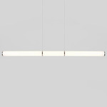 Mini Endless Linear Pendant - Polished Nickel