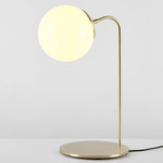 Modo Desk Lamp - Brushed Brass / Cream
