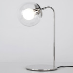 Modo Desk Lamp - Polished Nickel / Clear