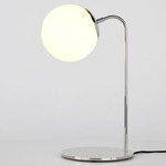 Modo Desk Lamp - Polished Nickel / Cream