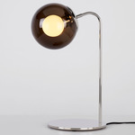 Modo Desk Lamp - Polished Nickel / Smoke