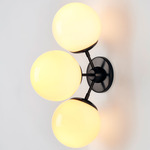 Modo Wall Sconce - Black / Cream