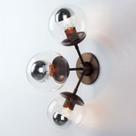 Modo Wall Sconce - Bronze / Clear