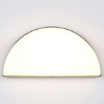 Odds & Ends Rainbow Wall Sconce - Polished Brass / White