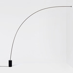 Pole Floor to Surface Lamp - Black