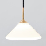 Apollo Cord Pendant - Oxidized Oak / White