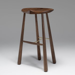 Taper Stool - Black Walnut