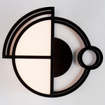 Moonrise Wall Sconce - Black / White