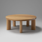 Orbit Coffee Table - White Oak