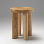 Orbit Stool - White Oak