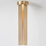 Delta Ceiling Light - Brass