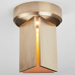 Delta Ceiling Light - Brass