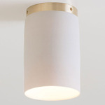 Surface Ceiling Light - Brass / White