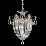 Bagatelle Large Pendant - Antique Silver  / Clear