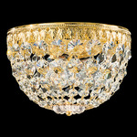 Petit Crystal Ceiling Flush Light - Aurelia / Optic Crystal