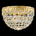 Petit Crystal Ceiling Flush Light - Aurelia / Heritage Crystal