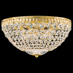 Petit Crystal Ceiling Flush Light - Aurelia / Optic Crystal