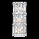 Quantum Wall Sconce - Stainless Steel / Optic Crystal