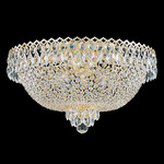 Camelot Ceiling Flush Light - Aurelia / Optic Crystal