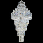 Equinoxe Chandelier - Polished Silver / Optic Crystal
