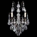 Bordeaux Wall Sconce - Heirloom Bronze / Heritage Crystal