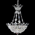 Trilliane Bowl Pendant - Polished Stainless Steel / Heritage Crystal